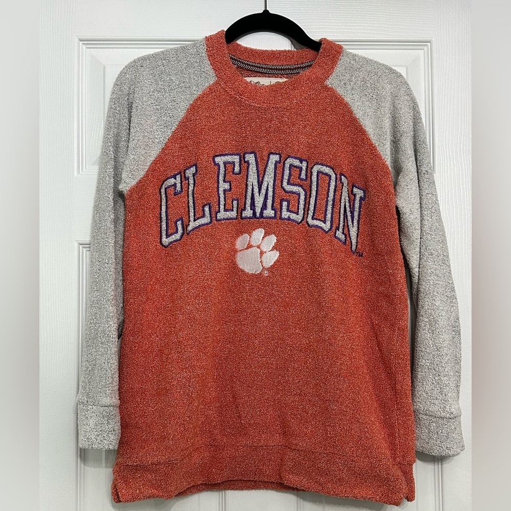 Pressbox Comfy Terry Clemson Sweatshirt